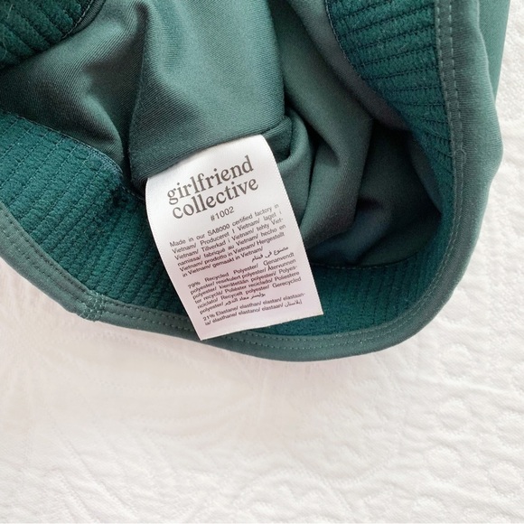 Girlfriend‎ Collective Paloma Racerback Bra, Moss - Picture 7 of 7